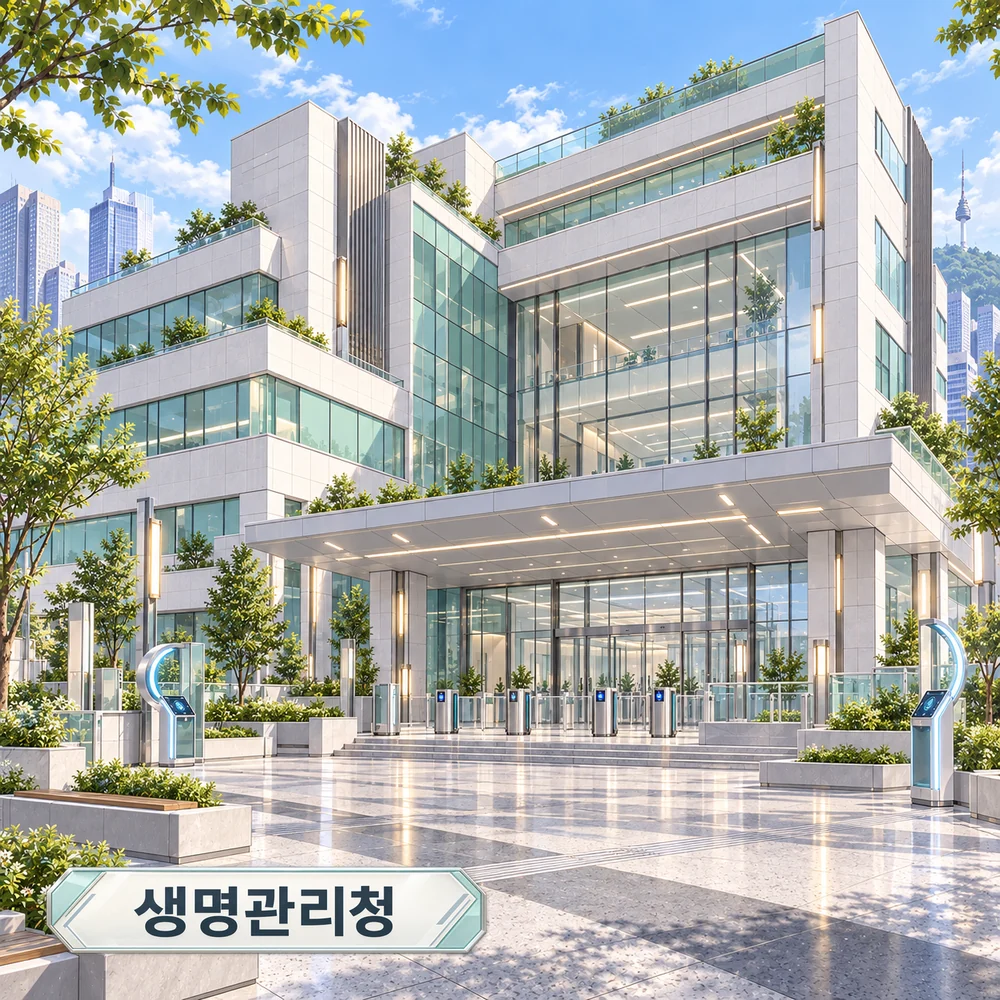 생명관리청의 현대적인 외관